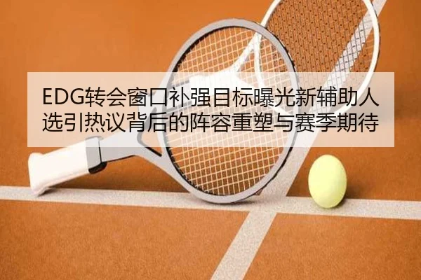 EDG转会窗口补强目标曝光新辅助人选引热议背后的阵容重塑与赛季期待（leyusports）