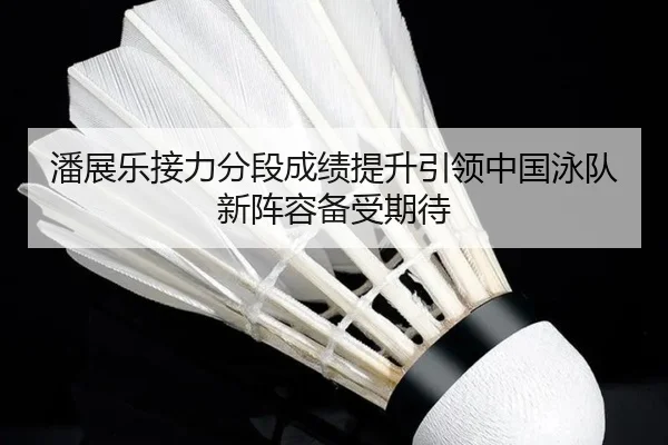 潘展乐接力分段成绩提升引领中国泳队新阵容备受期待（leyusports）